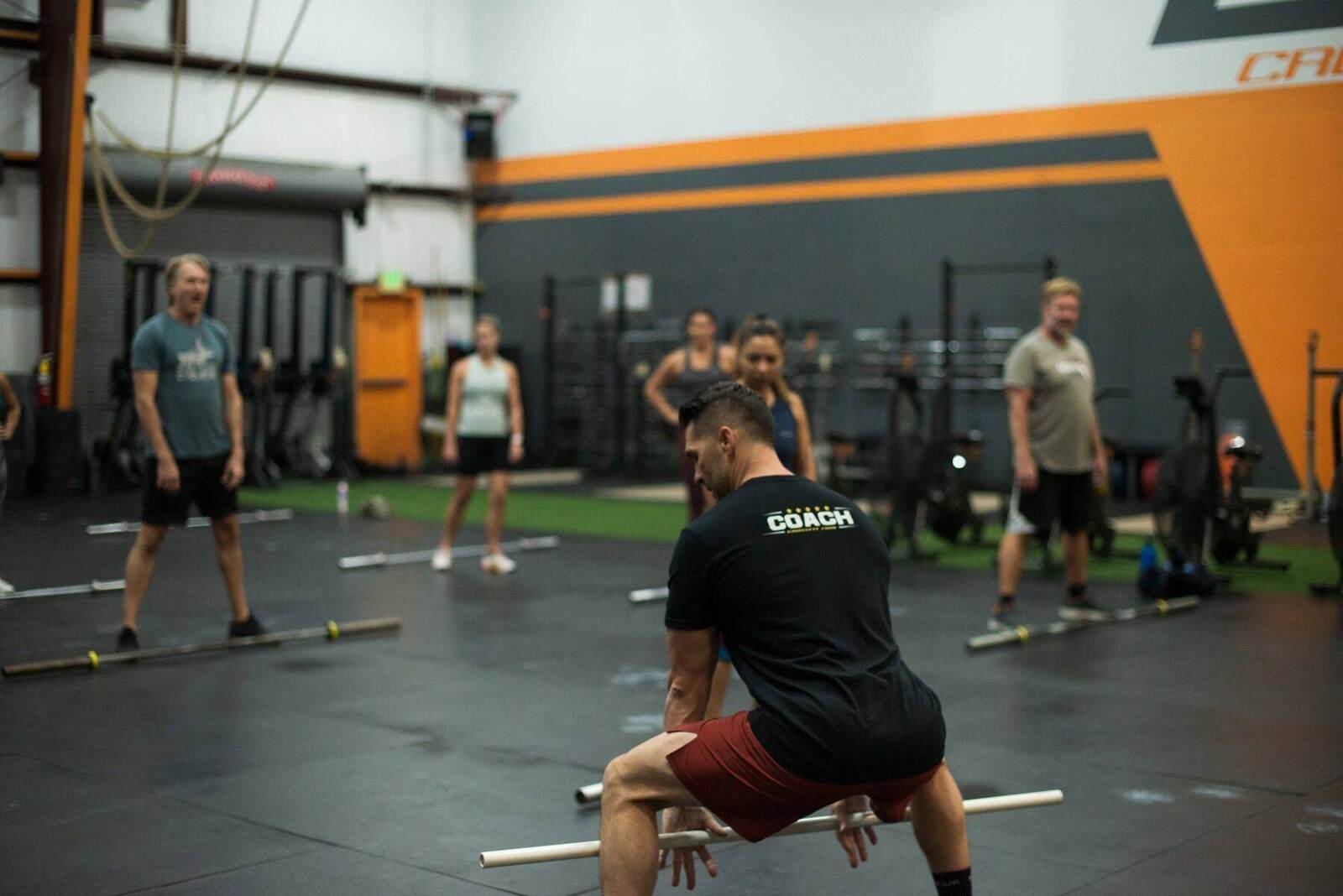 CrossFit Zion coach leading class